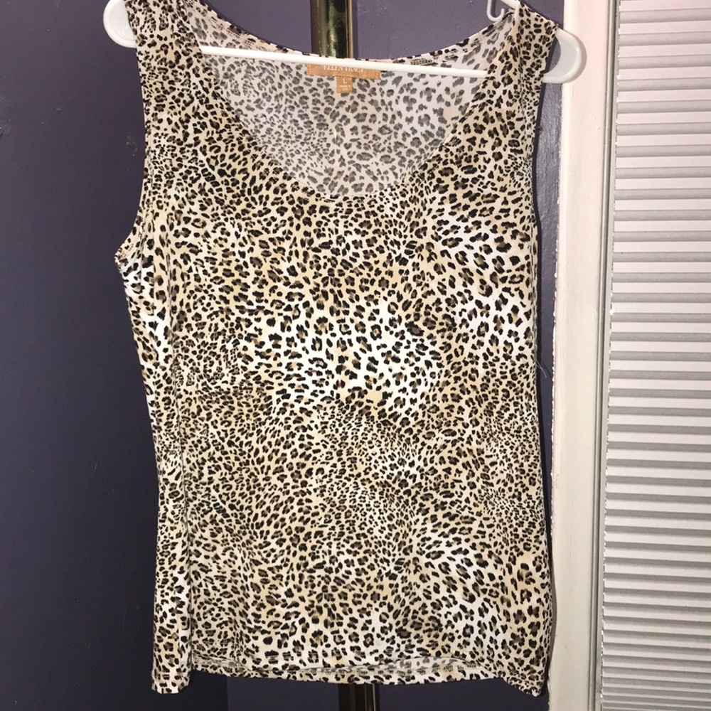 Leopard print tank